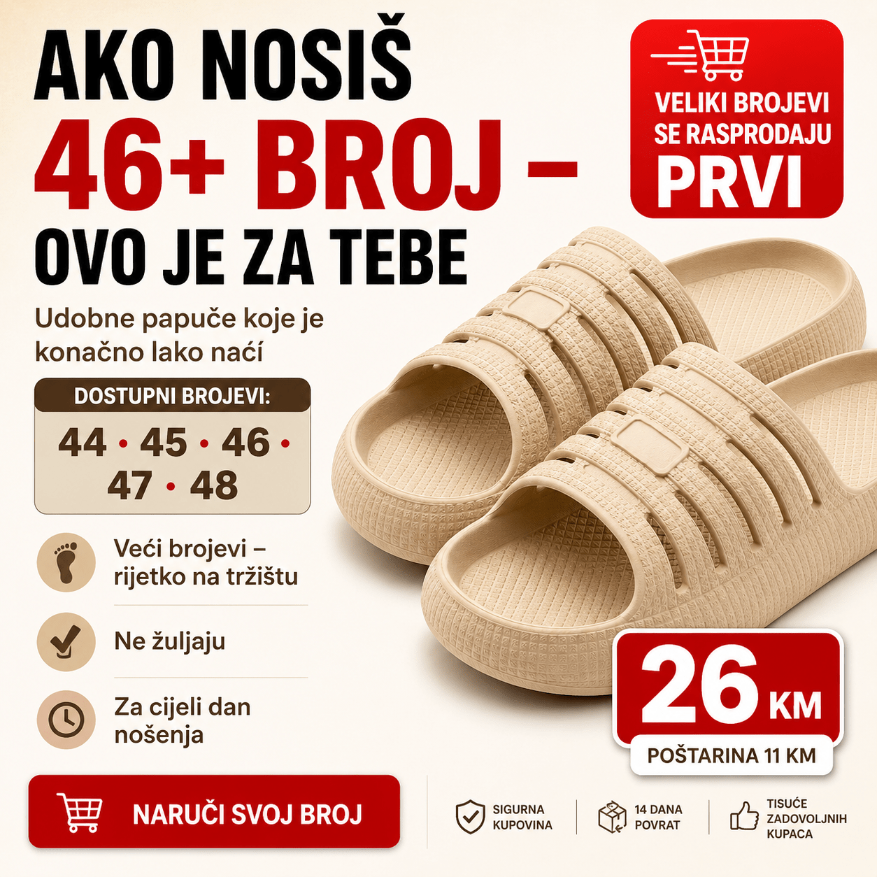 Muške Ljetne Papuče Veliki Brojevi – – 44 – slika 5