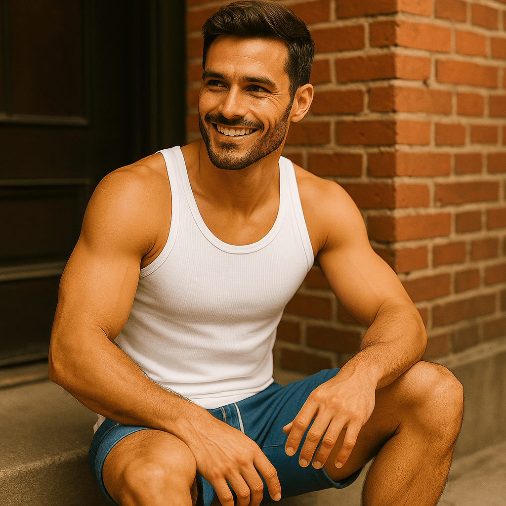 Muške potkošulje – – Crna L – slika 6