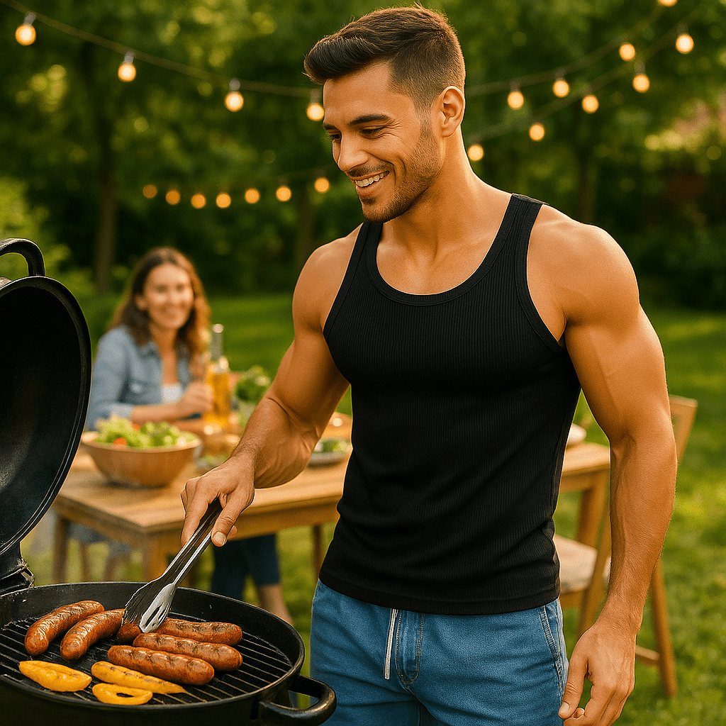 Muške potkošulje – – Crna L – slika 12