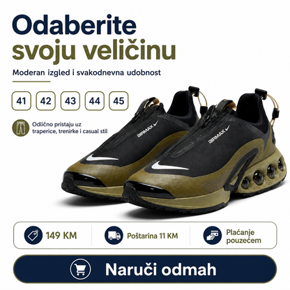 Muške Premium Sportske Tenisice – Crne – prikaz 5