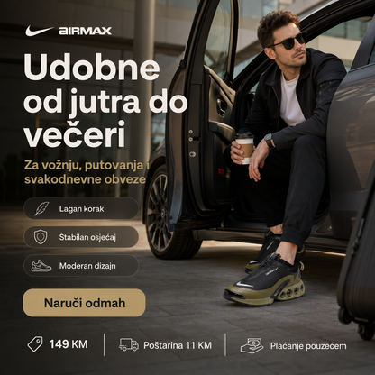 Muške Premium Sportske Tenisice – Crne – prikaz 7