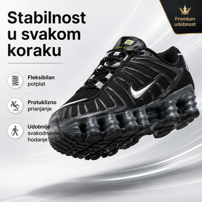 Muške Premium Crne Sportske Tenisice s Bijelim Detaljima – prikaz 3