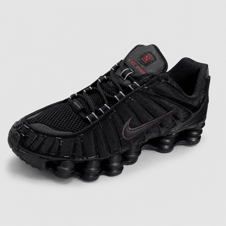 Muške Premium Sportske Tenisice – Crne s Bordo Detaljem