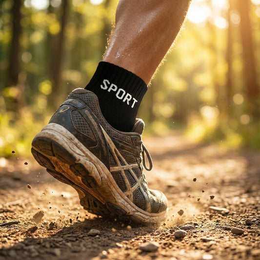 Muške sportske čarape ECS SPORT – 12 pari – – Crna – slika 1