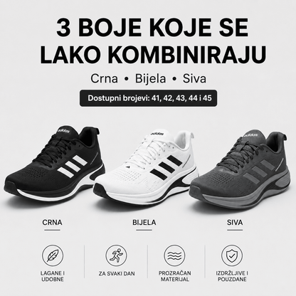 Muške Sportske Tenisice – – Crna 41 – slika 2