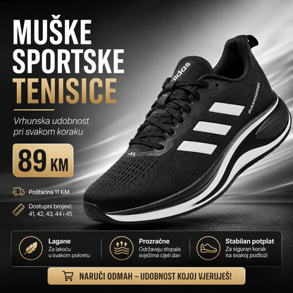 Muške Sportske Tenisice – – Crna 41 – slika 9