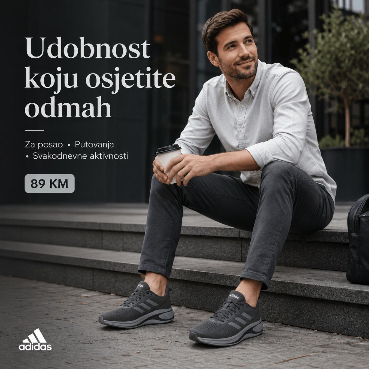 Muške Sportske Tenisice – – Crna 41 – slika 7