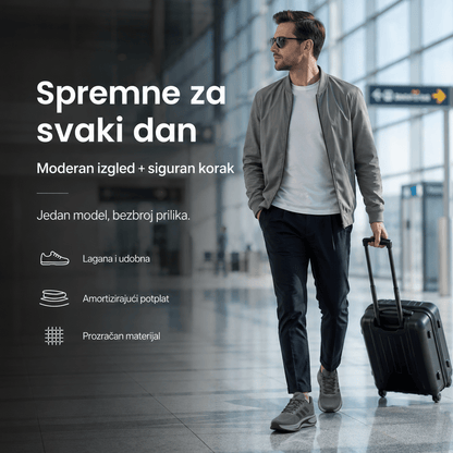 Muške Sportske Tenisice – – Crna 41 – slika 8