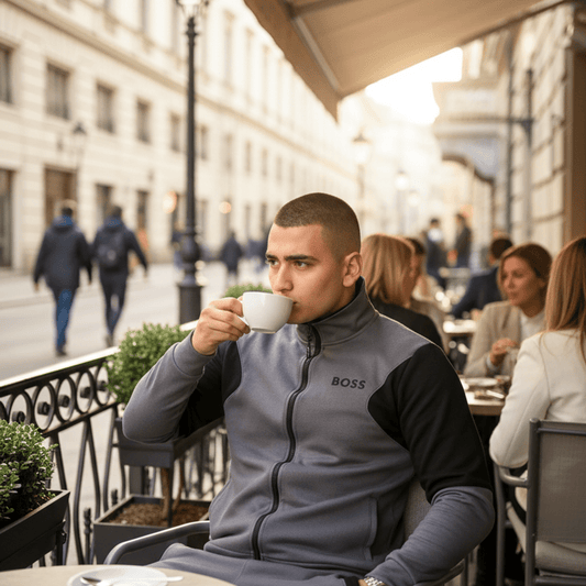 Muški Dvodijelni Trenerka Komplet – Muška odjeća – S – slika 1