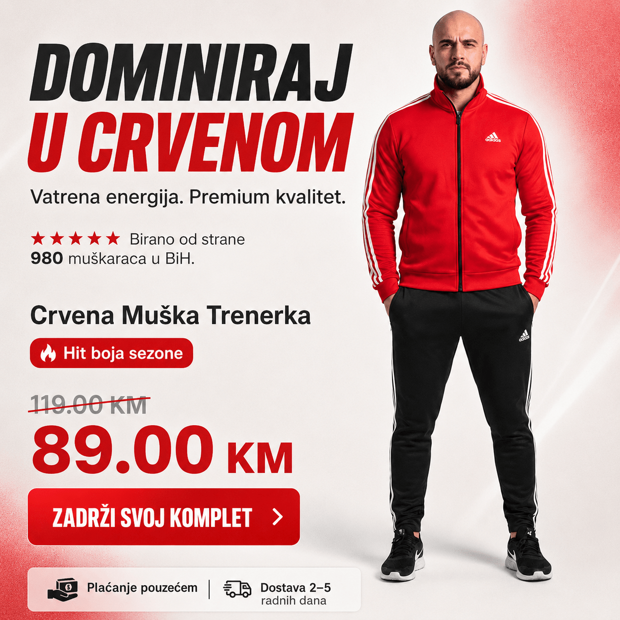 Muški sportski komplet – Muška Moda i Odjeća – S – slika 5