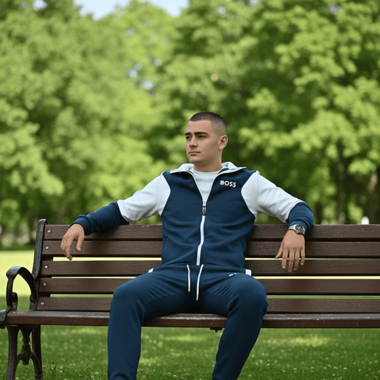 Muški Sportski Komplet - Dvobojna Trenerka – Muška odjeća – S – slika 1