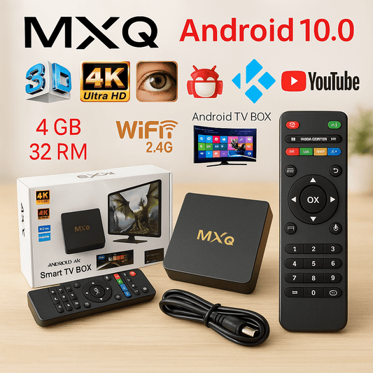 MXQ Android 10.0 TV Box (4 GB / 32 GB) - SAMO KLIKNI