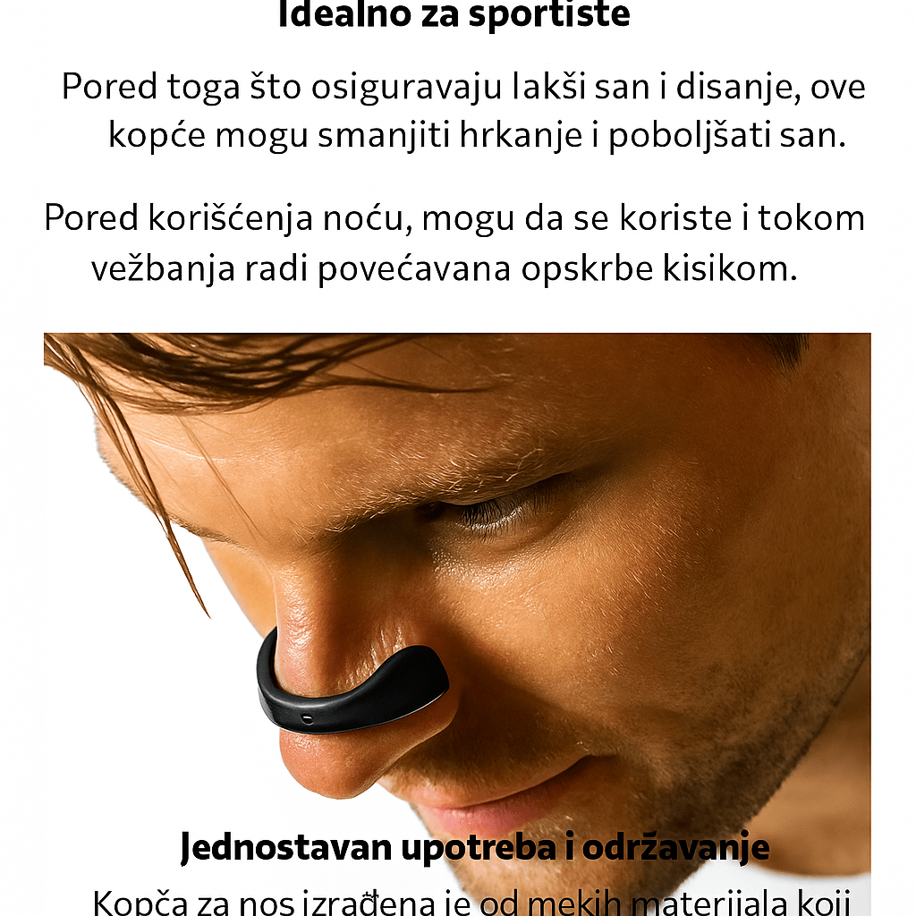 Nosni Dilatator za Lakše Disanje - SAMO KLIKNI