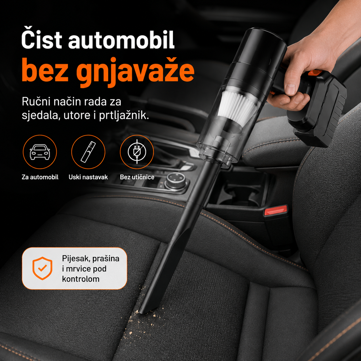 Bežični Usisavač 3u1 6635 – Štapni, Ručni i Automobilski Usisavač – slika 5
