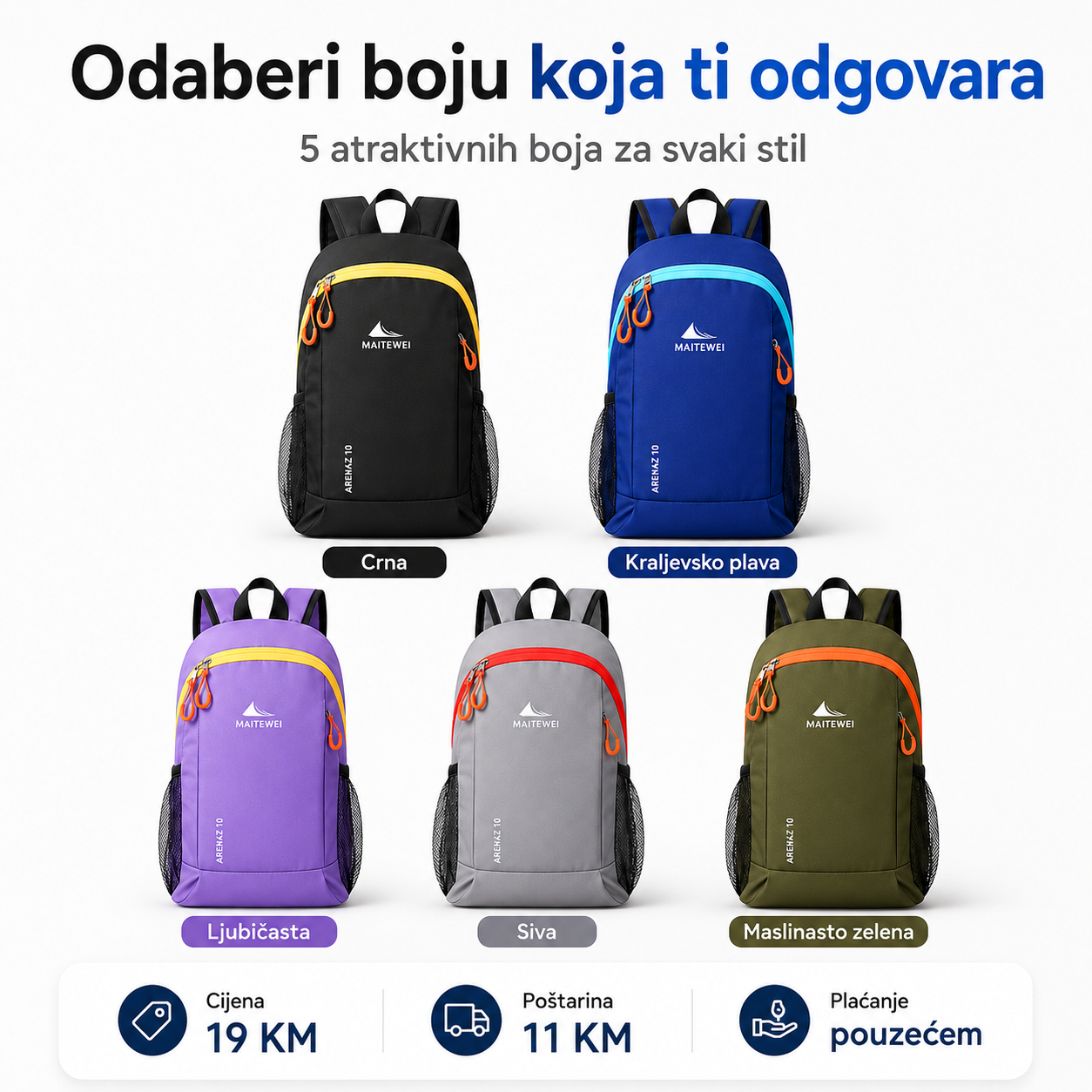 Lagani Sportski Ruksak G900017 – Kompaktan, Prostran i Praktičan – slika 7