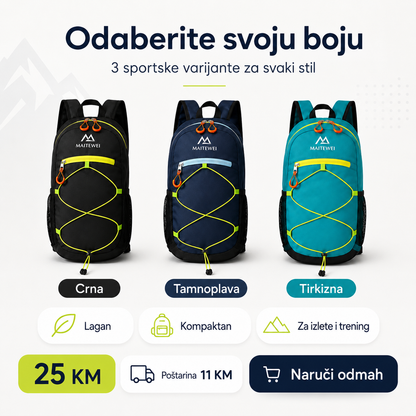Lagani Sportski Ruksak 40 × 22 × 8 cm – Za Biciklizam, Trening i Izlete – slika 8