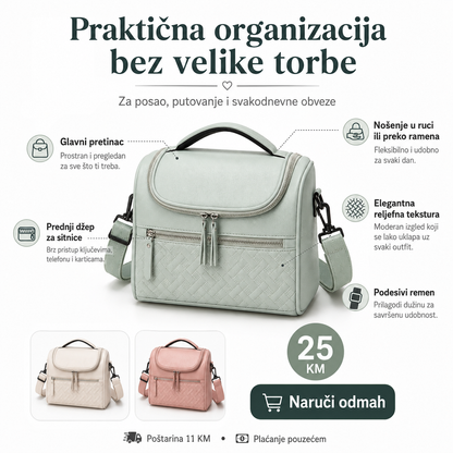Elegantna Višenamjenska Torba 014 – Ručna i Ramena Torba za Posao i Putovanje – slika 3