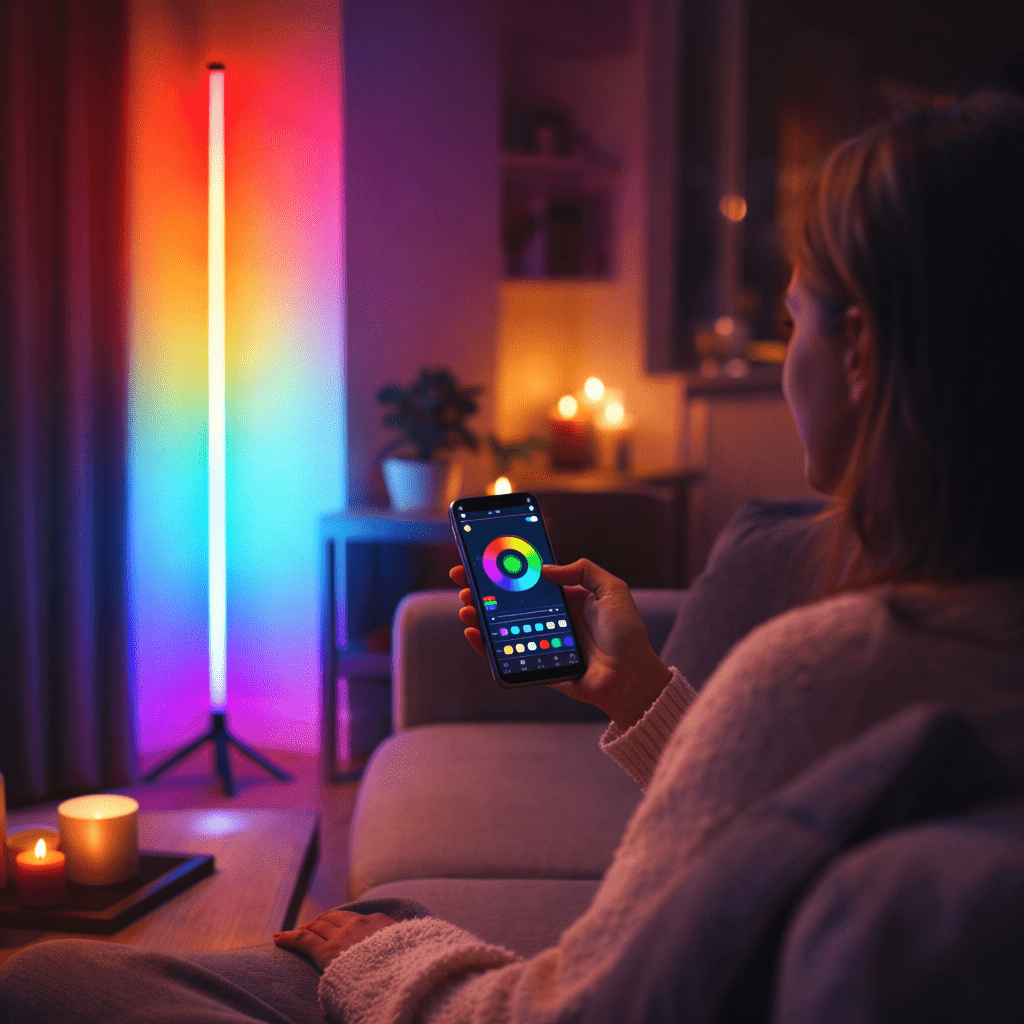 Pametna RGB podna LED lampa – – – slika 3