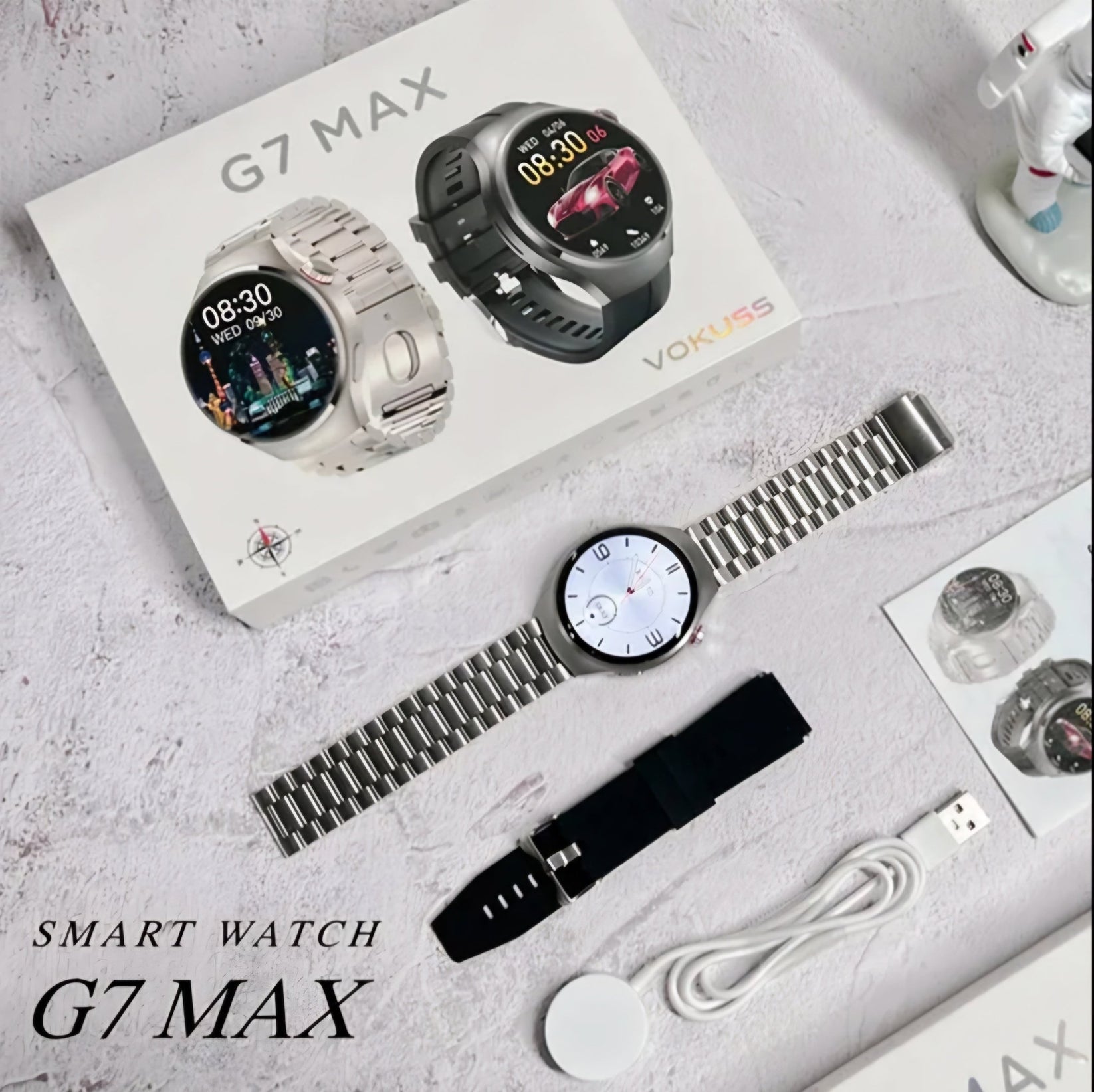 Pametni Sat G7 MAX – – Srebrena – slika 7