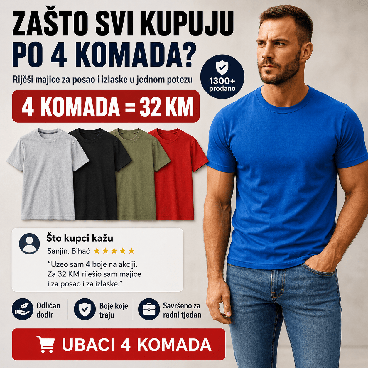 Pamučne majice kratkih rukava – Ženska Moda i Odjeća – Svijetlo Plava 3XL – slika 3