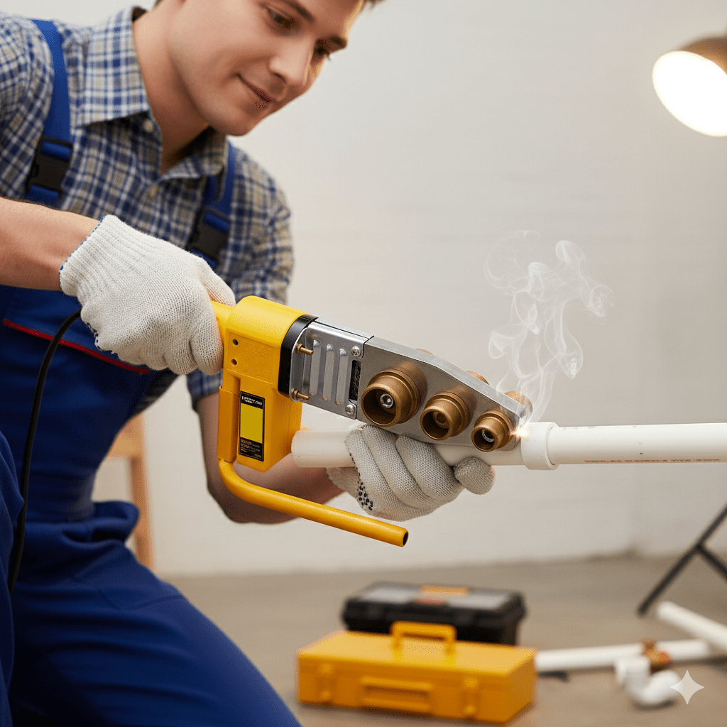 Pegla za spajanje PVC cijevi – – – slika 1