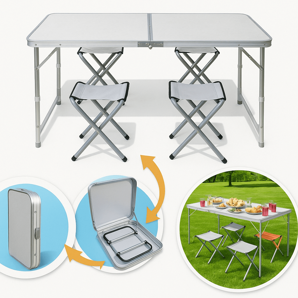 Piknik Set (Stol+4 Stolice) - SAMO KLIKNI