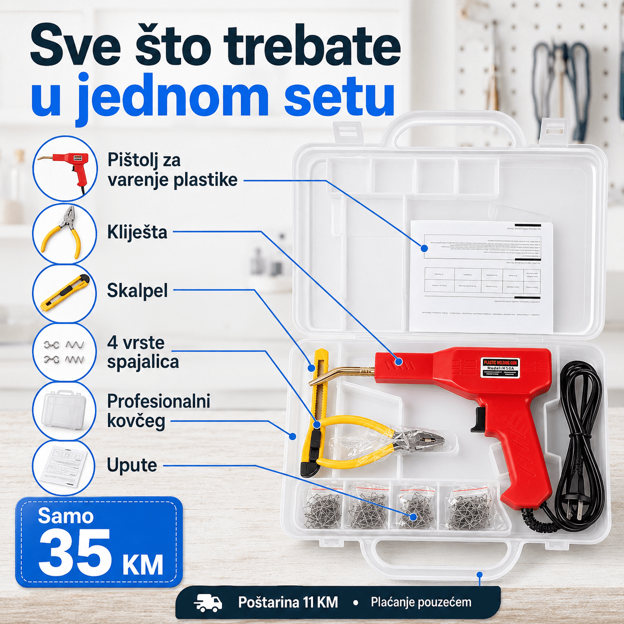 Pištolj za Varenje Plastike – – – slika 2
