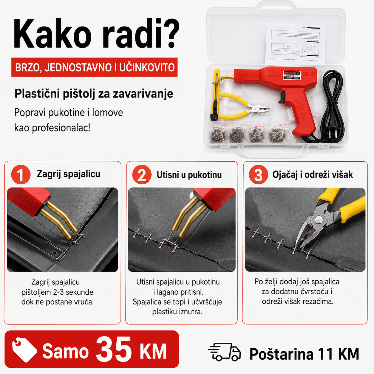Pištolj za Varenje Plastike – – – slika 5