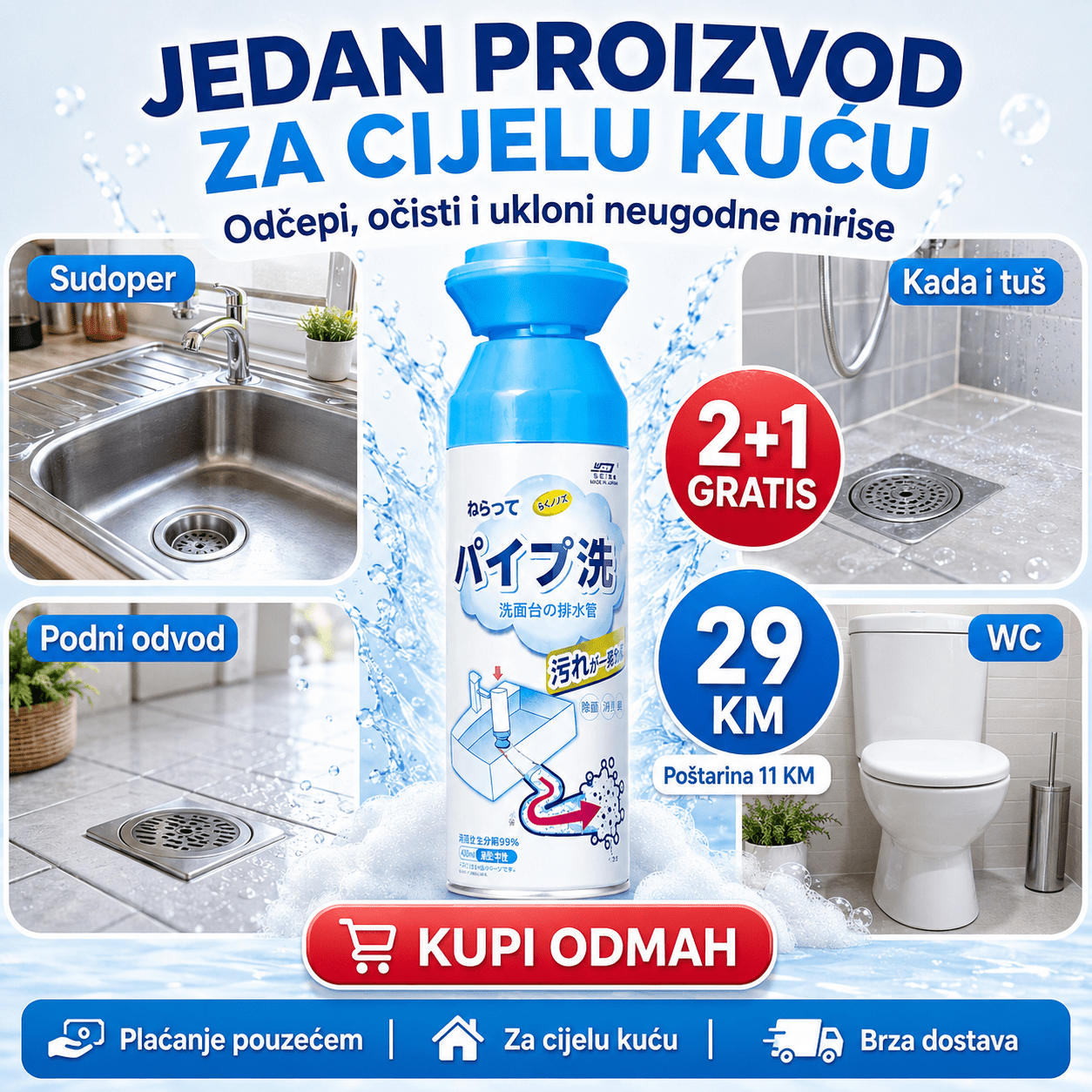 Pjena za Čišćenje Odvoda – – – slika 7