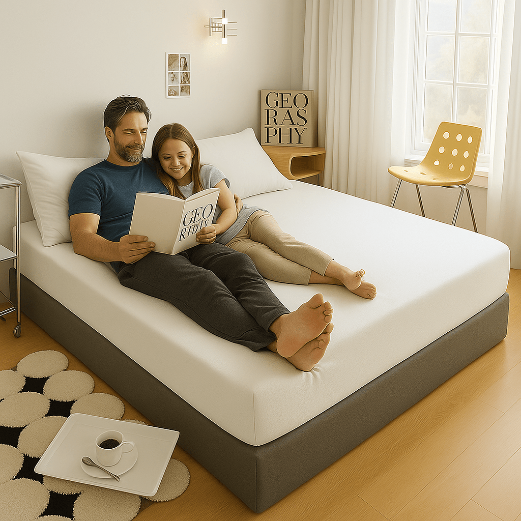 Plahte za krevet s gumicom – – Siva 220x240 cm – slika 13