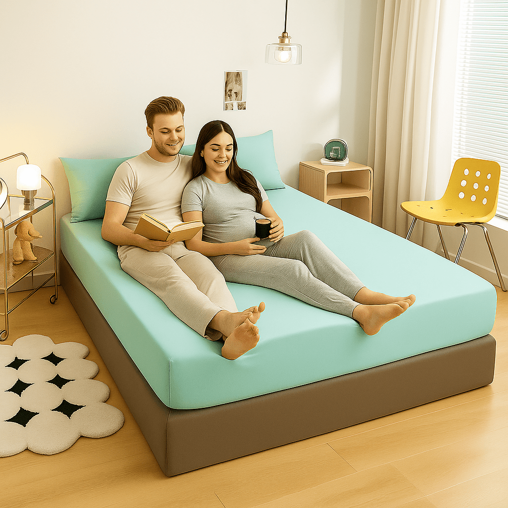 Plahte za krevet s gumicom - Plahte za krevet s gumicom – – Siva 220x240 cm – slika 23