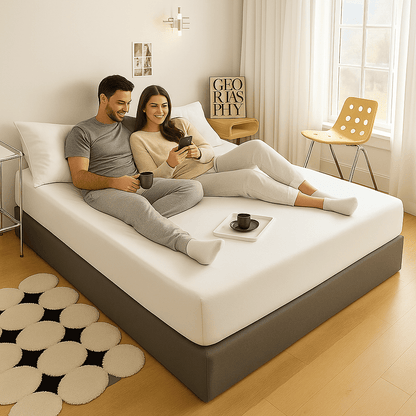 Plahte za krevet s gumicom - Plahte za krevet s gumicom – – Siva 220x240 cm – slika 11
