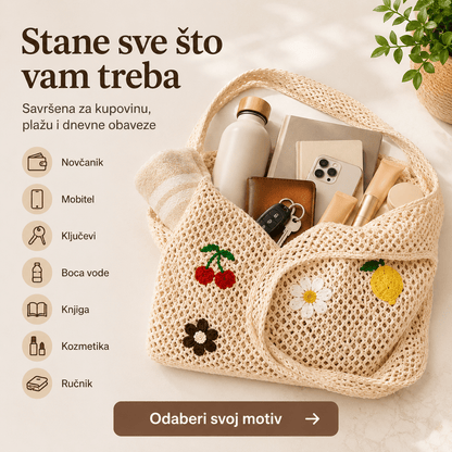 Pletena Torba za Kupovinu – – – slika 3