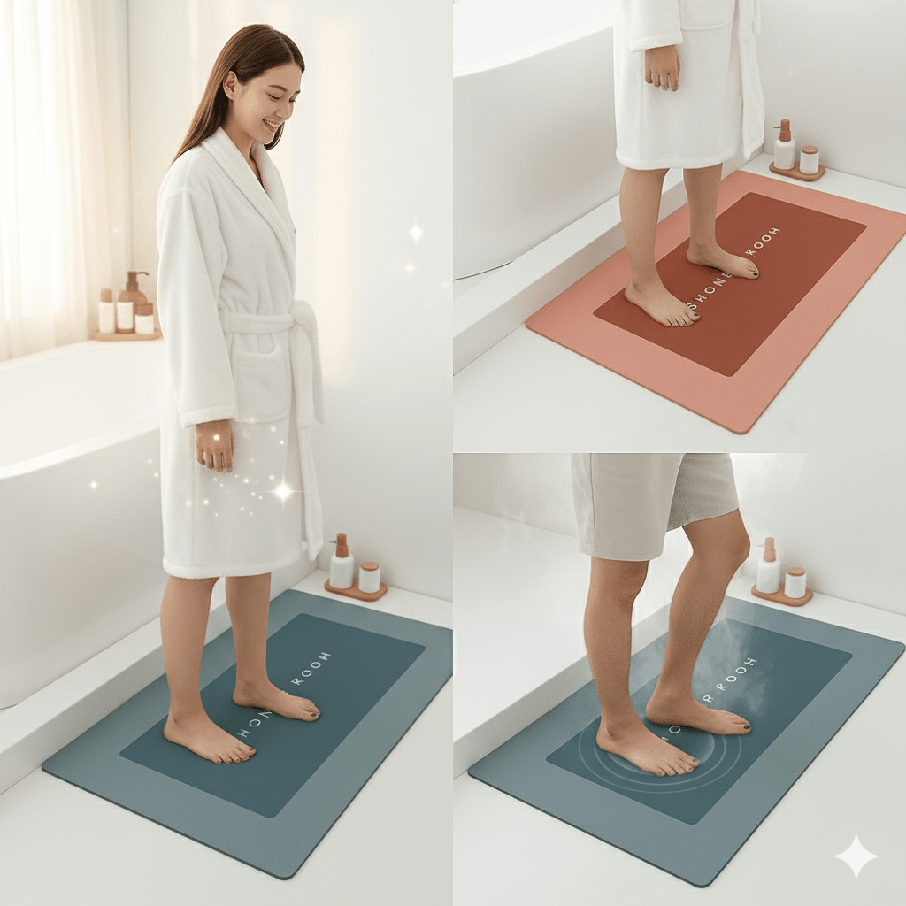 Podmetači za Kupatilo - 1+1 GRATIS – – Plava – slika 1