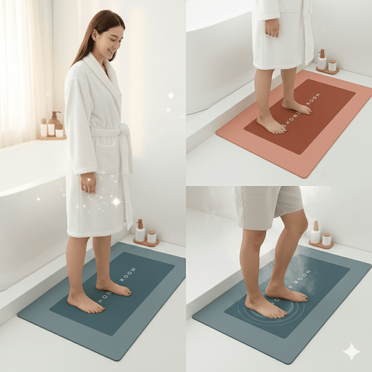 Podmetači za Kupatilo - 1+1 GRATIS – – Plava – slika 1