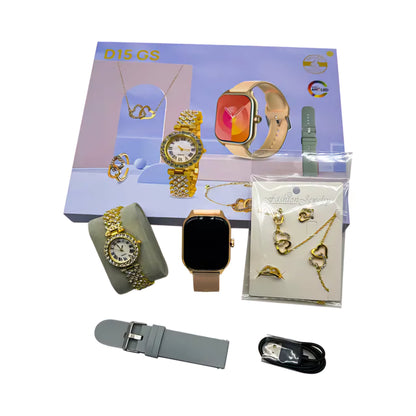 Poklon Set Pametni Sat D15 GS – – Crna – slika 3