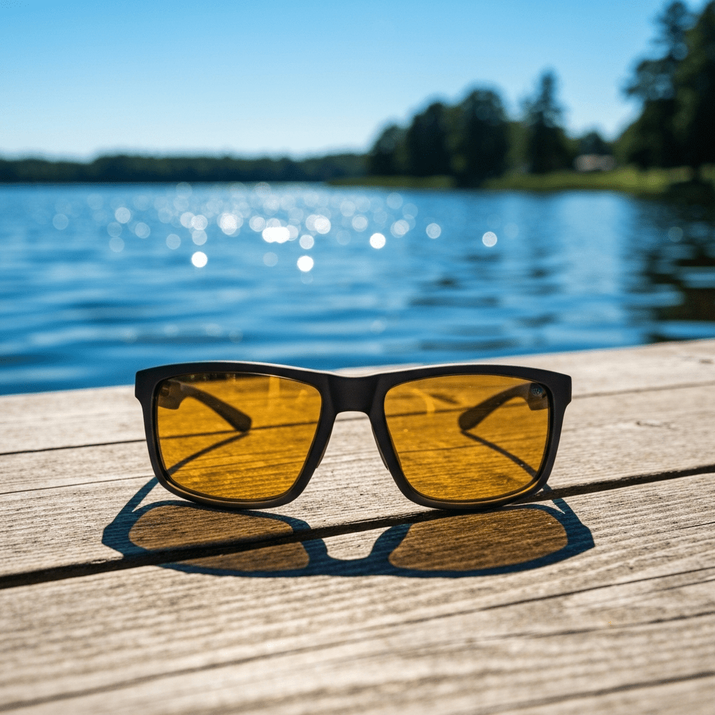 Polarizirane Naočale za Sunce – Sunčane naočale – Mat Crna/Smeđa – slika 4