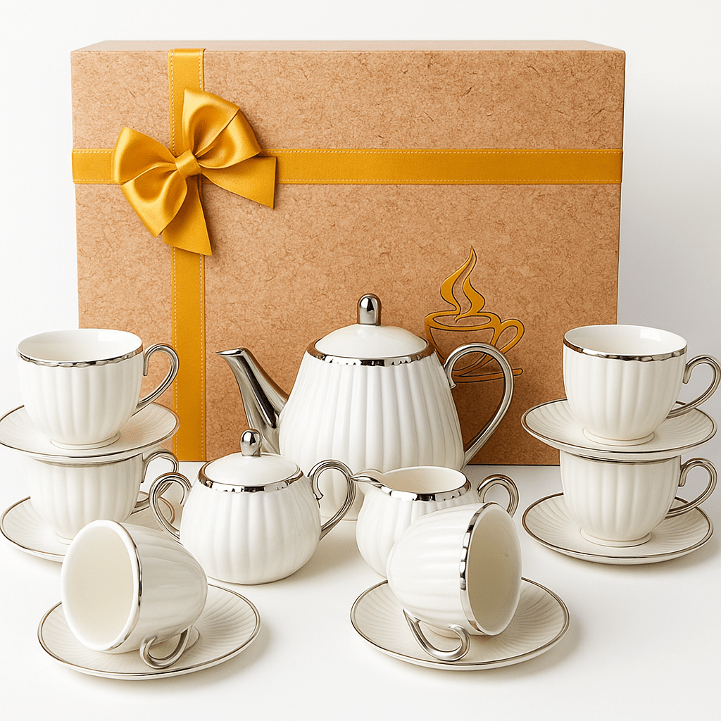 Porculanski Set za Kafu i Čaj - SAMO KLIKNI