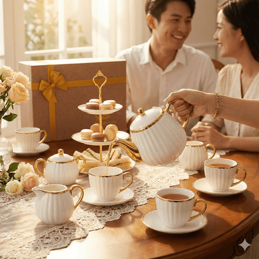 Porculanski Set za Kafu i Čaj - SAMO KLIKNI