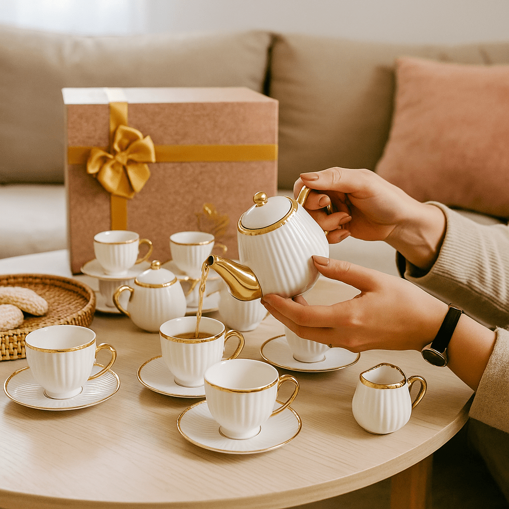 Porculanski Set za Kafu i Čaj - SAMO KLIKNI