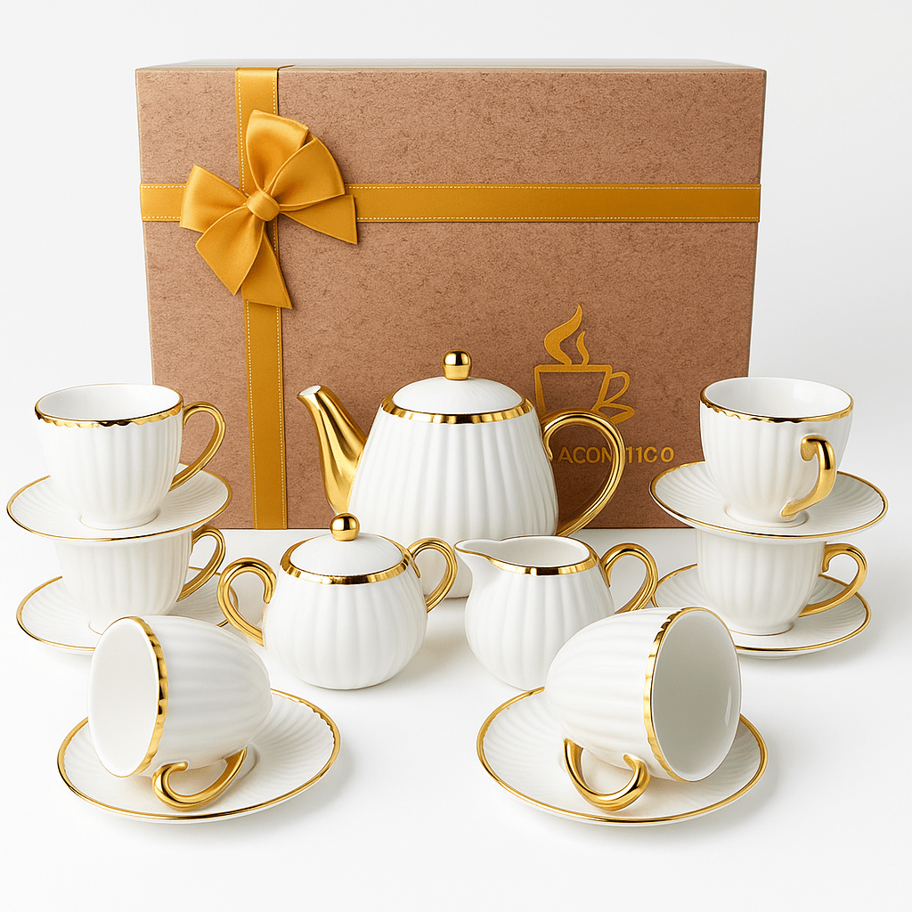 Porculanski Set za Kafu i Čaj - SAMO KLIKNI