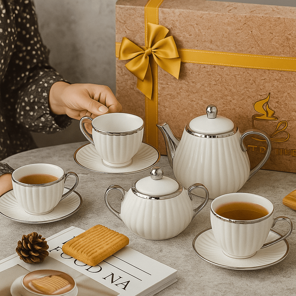 Porculanski Set za Kafu i Čaj - SAMO KLIKNI