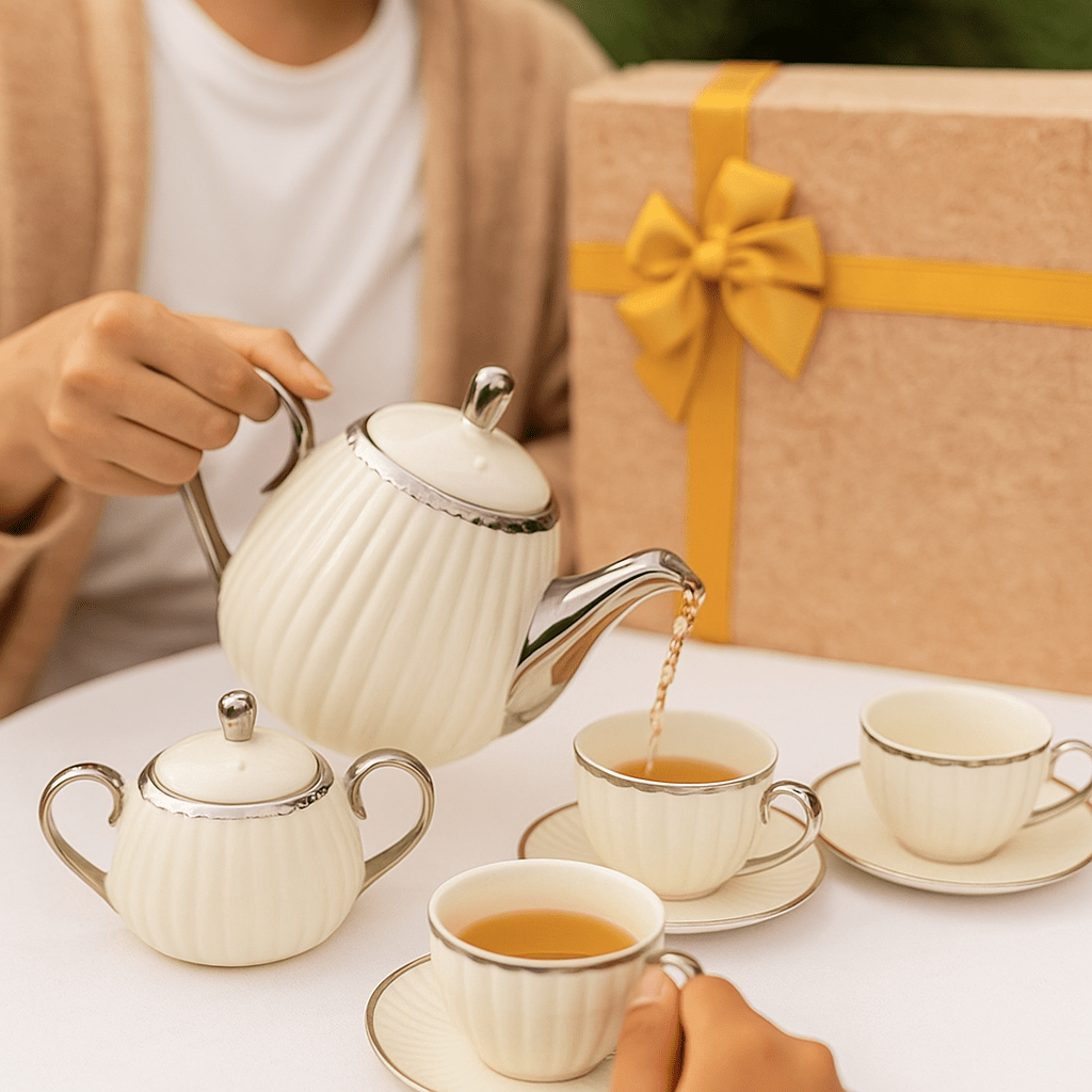 Porculanski Set za Kafu i Čaj - SAMO KLIKNI