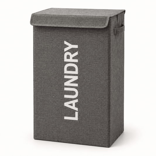 Pravougaona korpa za veš LAUNDRY s poklopcem – Korpe za veš – – slika 1
