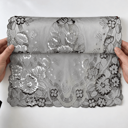 Pravougaoni srebrni nadstolnjaci 60 × 120 cm – set 12 – Pravougaoni srebrni nadstolnjaci u setu 12 – – slika 3
