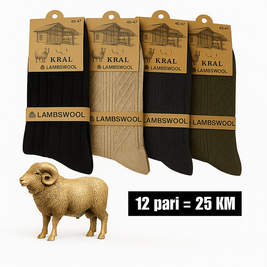 Premium 12‑parni set muških čarapa – Čarape i Donje Rublje – Mix Boja – slika 2
