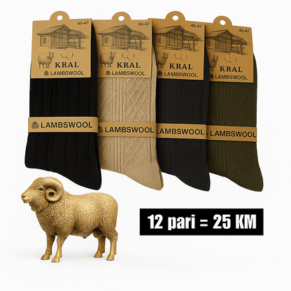 Premium 12‑parni set muških čarapa – Čarape i Donje Rublje – Mix Boja – slika 2