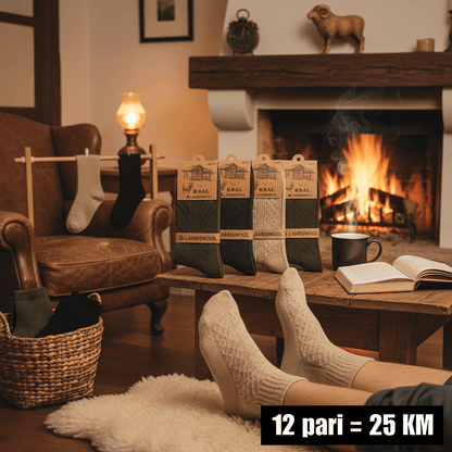Premium 12‑parni set muških čarapa – Čarape i Donje Rublje – Mix Boja – slika 3