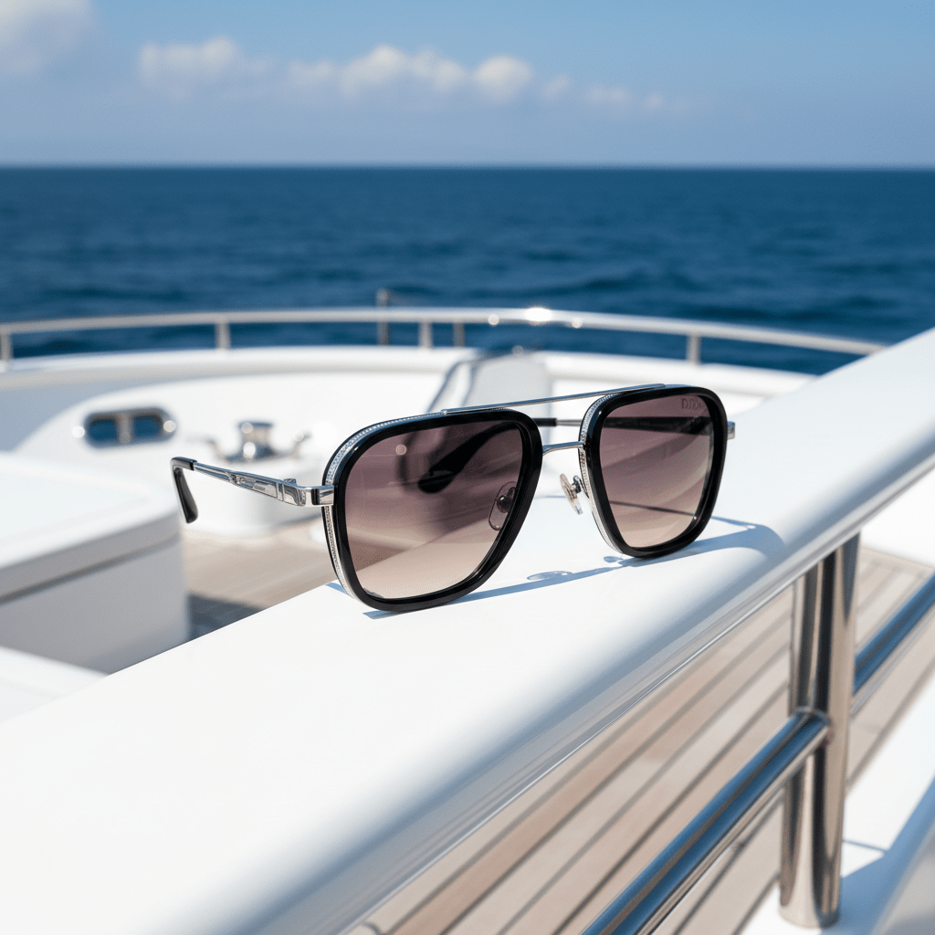 Premium Aviator Sunčane Naočale - Crno Srebrne – – – slika 2