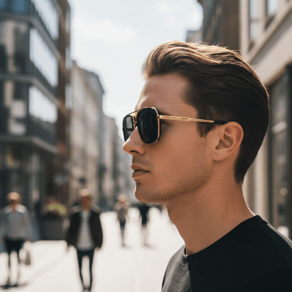 Premium Aviator Sunčane Naočale - Crno Zlatne – – – slika 6